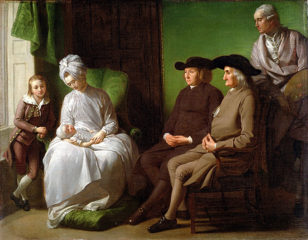 A família do artista de Benjamin West