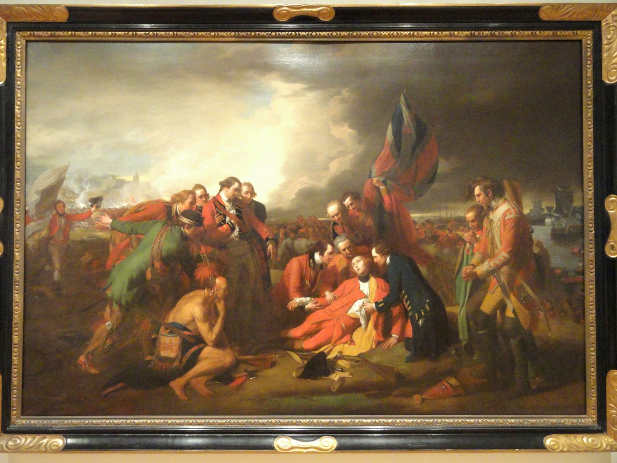 A morte do general Wolfe de Benjamin West