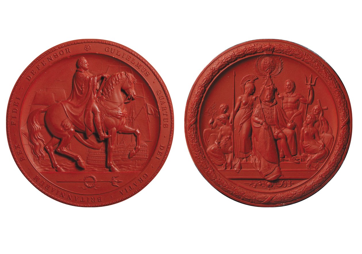 Grande Selo de Guilherme IV, c.1831 (cera) de Benjamin Wyon