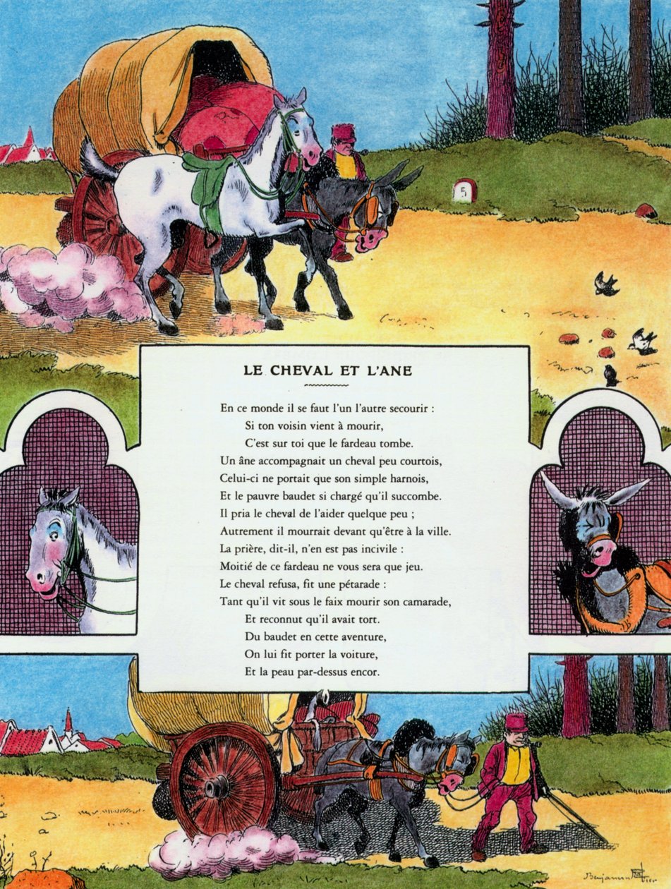 O Cavalo e o Cu, ilustração de 