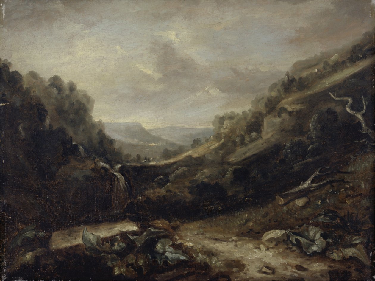 Paisagem de West Country (óleo sobre tela) de Benjamin Barker