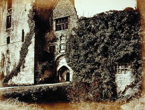Castelo de Ludlow (foto a p/b) de Benjamin Brecknell Turner
