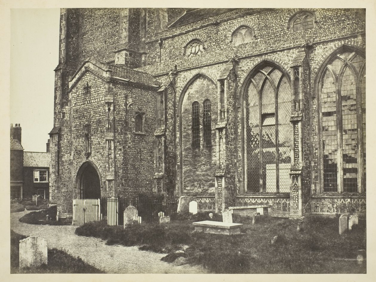 Lado sul da igreja de Cromer de Benjamin Brecknell Turner