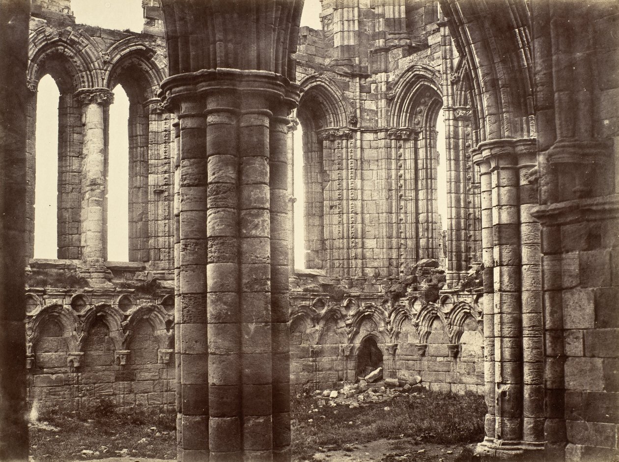 Whitby Abbey, Yorkshire, North Transept de Benjamin Brecknell Turner