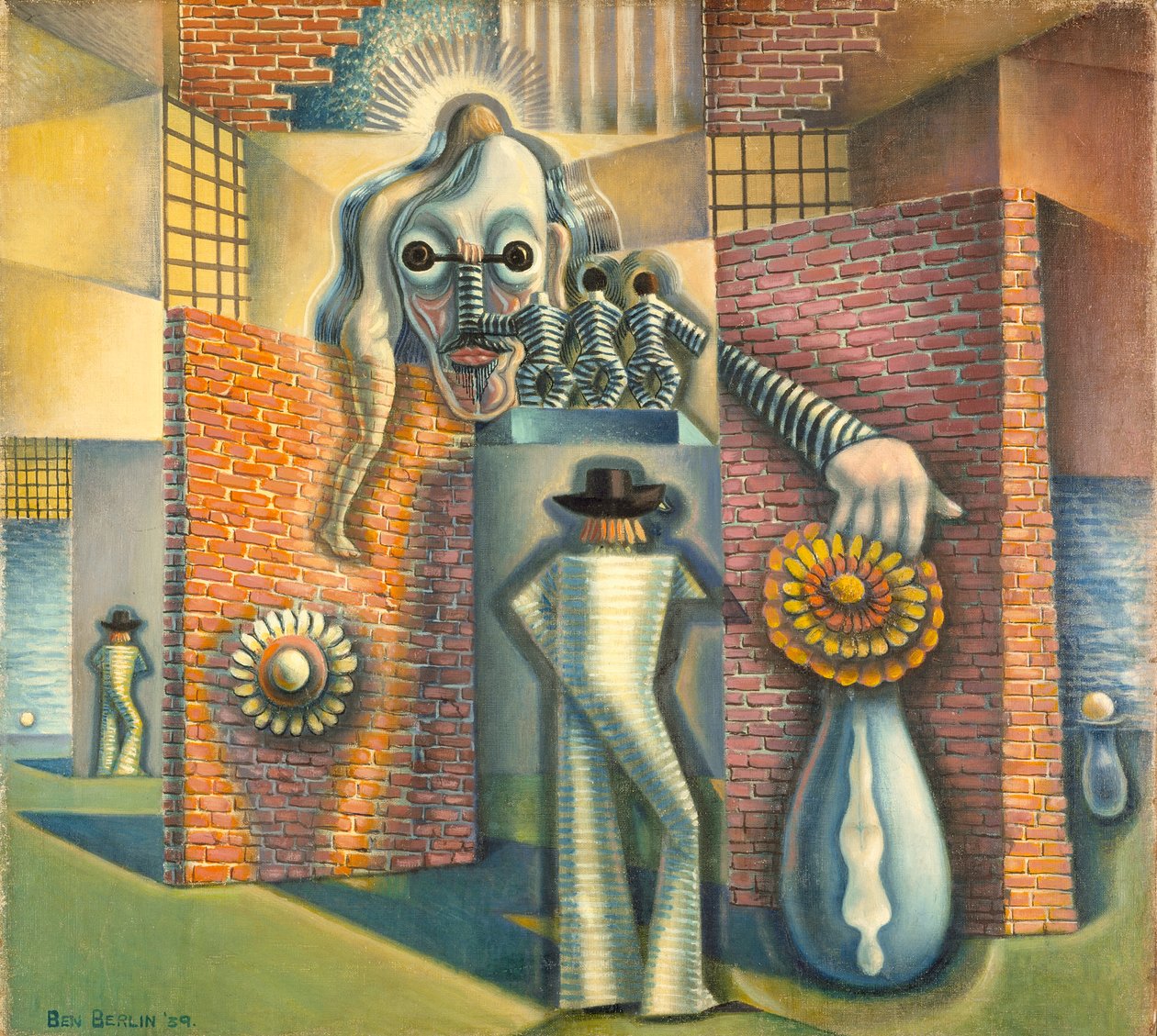 Sem título (abstração surreal), 1939 de Benjamin F. Berlin