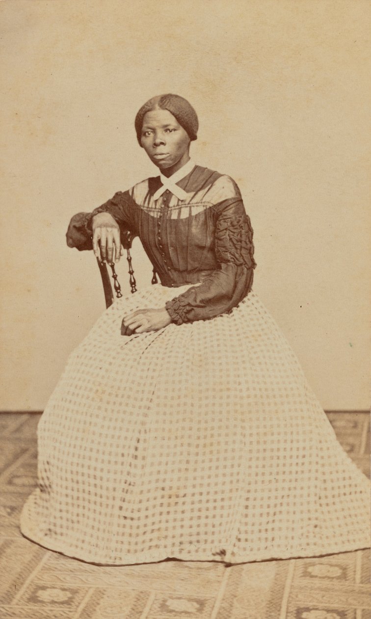 Carte-de-visit retrato de Harriet Tubman, 1868-1869. de Benjamin F. Powelson