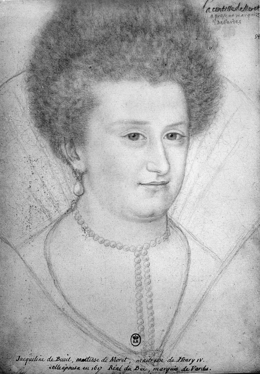 Retrato de Jacqueline de Bueil (1580-1651) Condessa de Moret de Benjamin Foulon