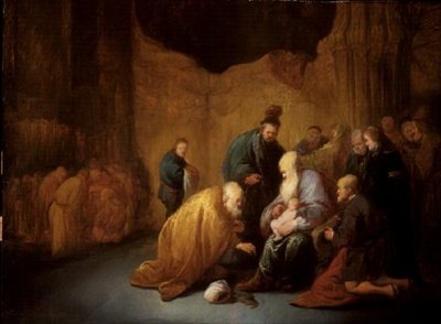 A Circuncisão (óleo sobre painel) de Benjamin Gerritsz. Cuyp