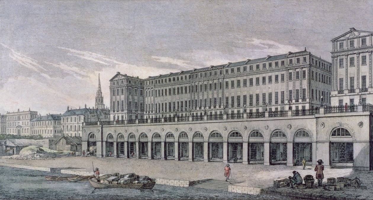 Os edifícios chamados Adelphi, Londres, 1771 de Benjamin Green