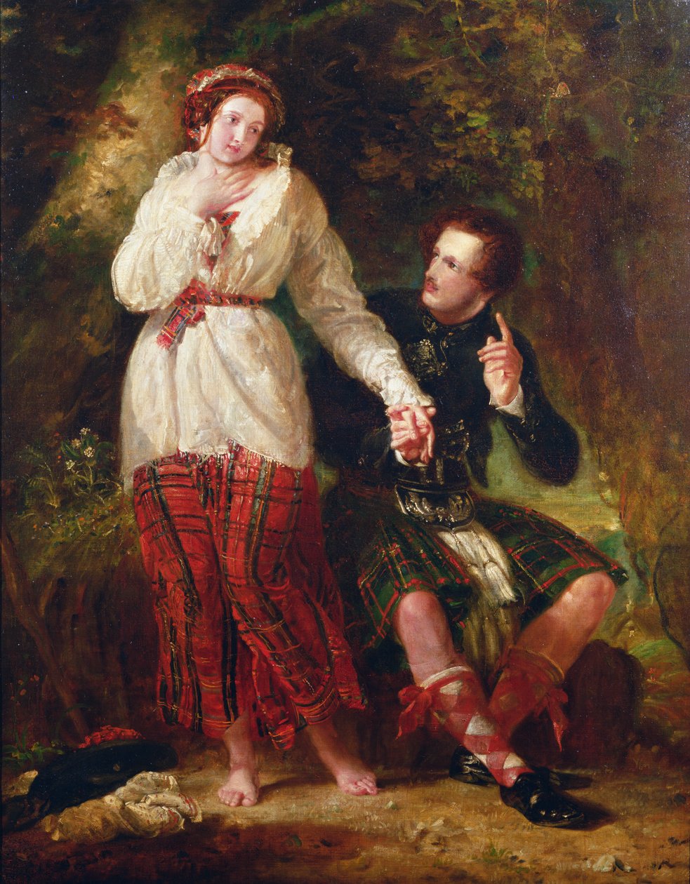 Amantes das terras altas de Benjamin Haydon