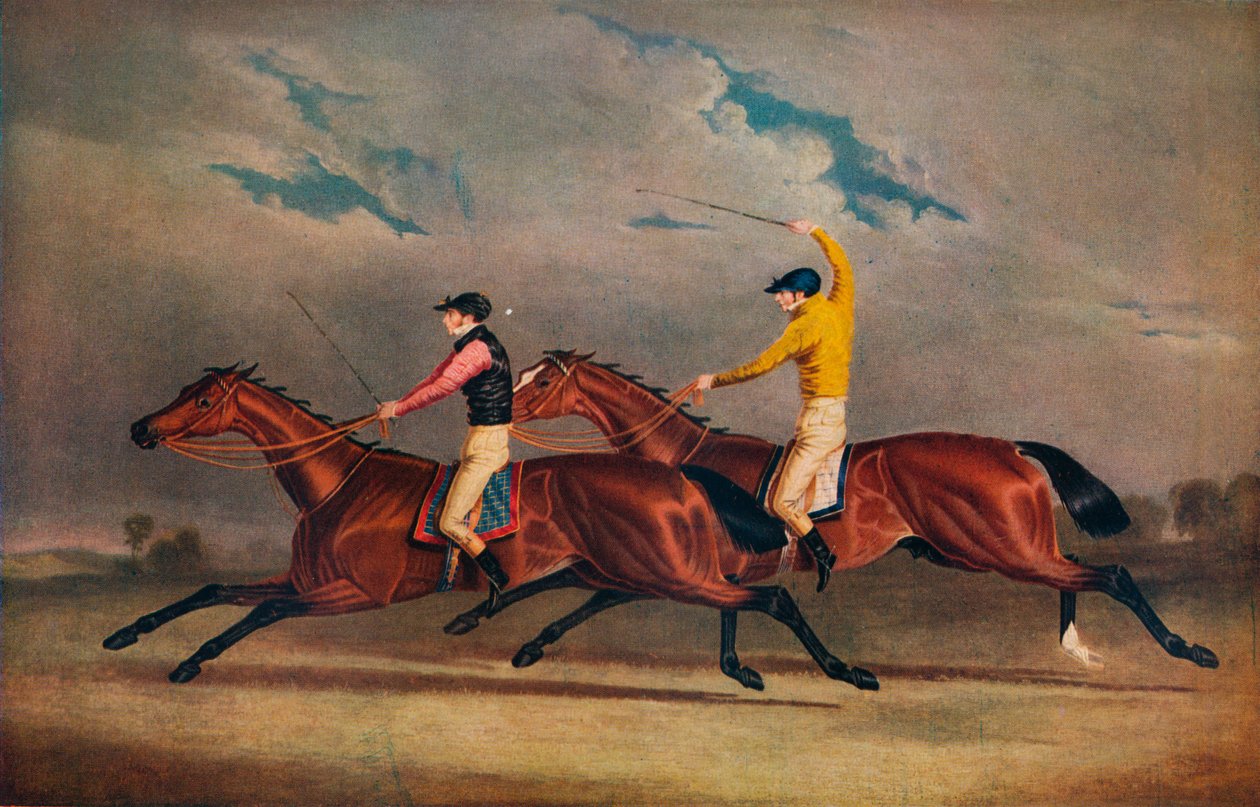 Matilda Beating Mameluke, St. Leger, 1827, 1827 de Benjamin Herring