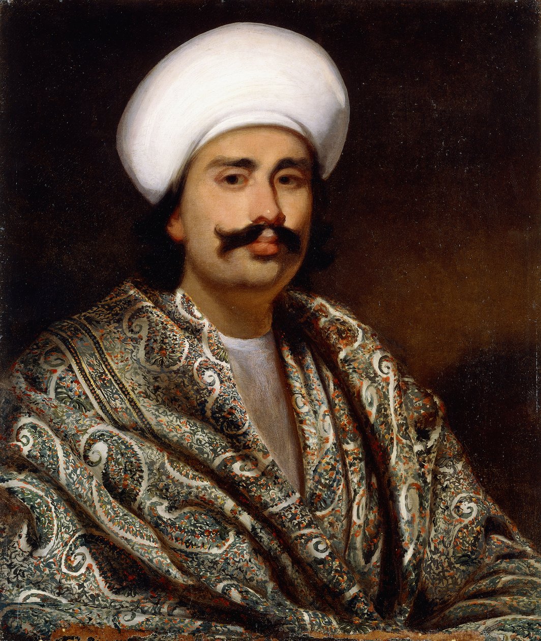Retrato de um Nawab, c. 1856-62 de Benjamin Hudson