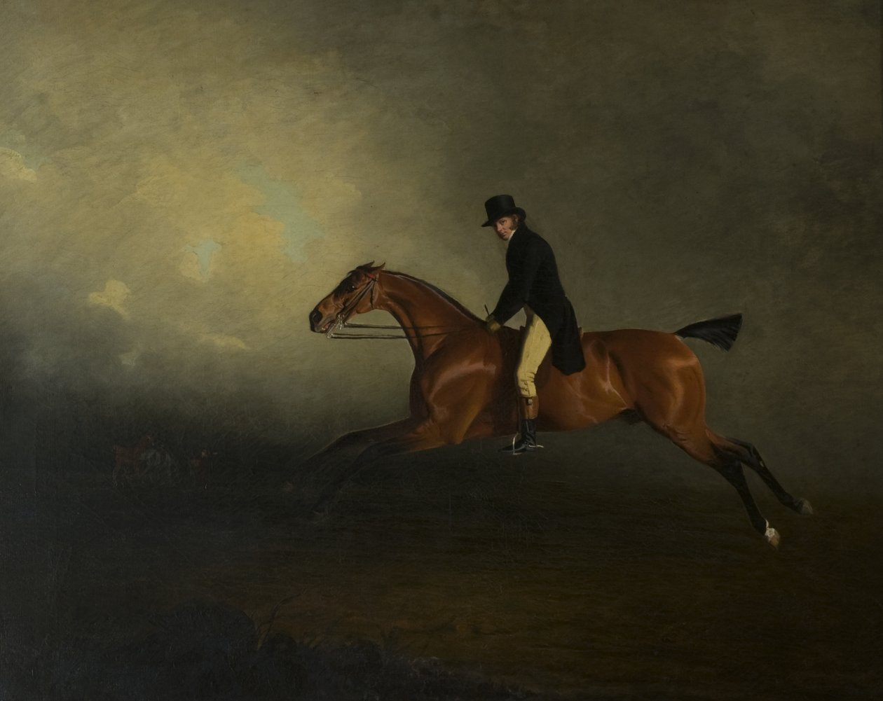 Archibald Kennedy, 12º Conde de Cassillis, mais tarde 1º Marquês de Ailsa, montando uma partida de Culzean a Glasgow de Benjamin Marshall