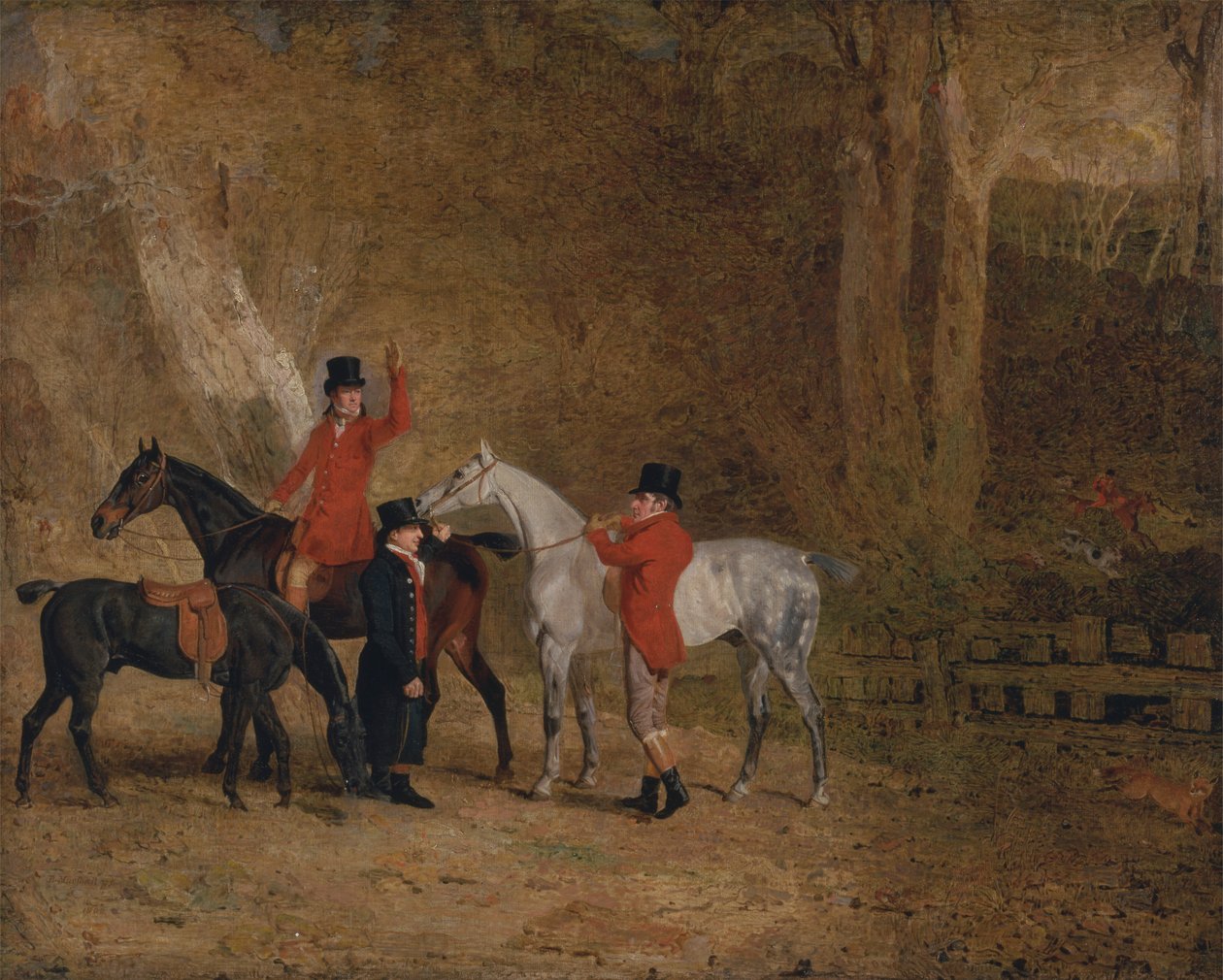 Cena de caça à raposa de Benjamin Marshall