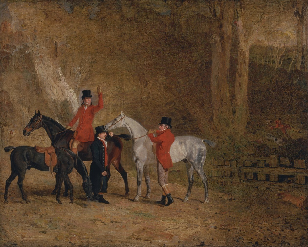 Cena de caça à raposa de Benjamin Marshall