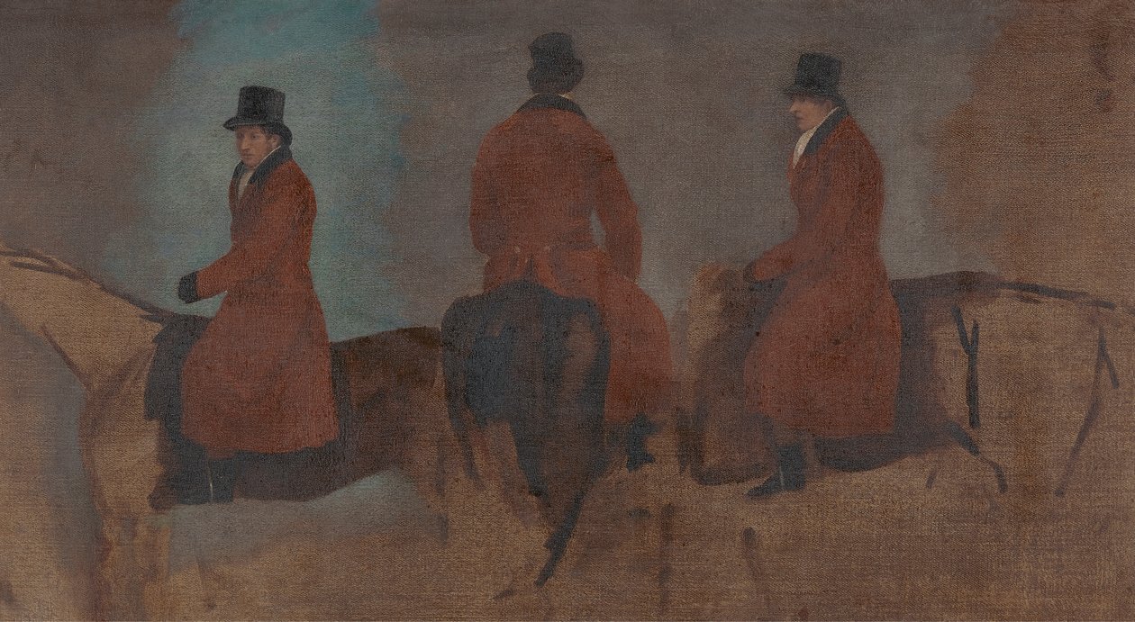 Estudos de Cavaleiros no Campo de Caça de Benjamin Marshall