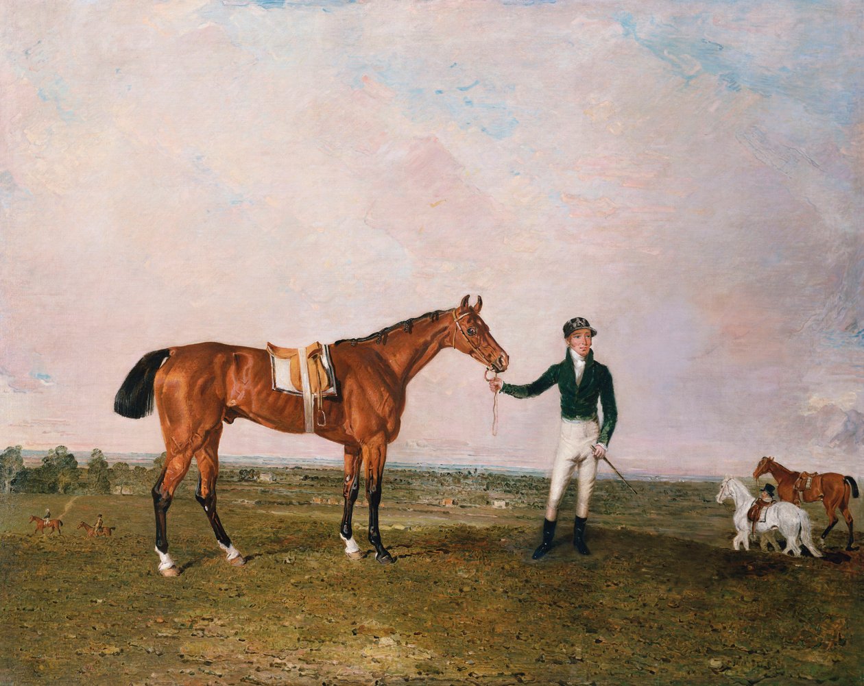 "Zinganee", realizada por Sam Chifney Jr. em Newmarket, 1829 de Benjamin Marshall