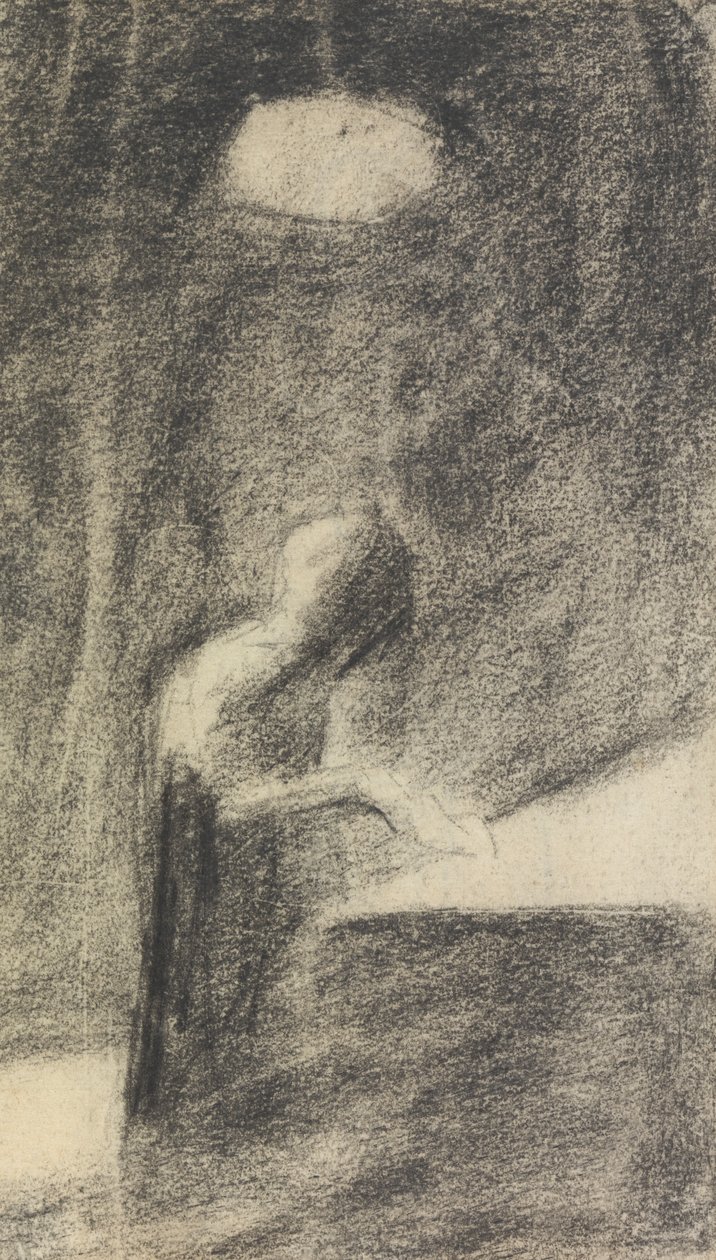 Esboço abstrato de uma figura de Benjamin Robert Haydon