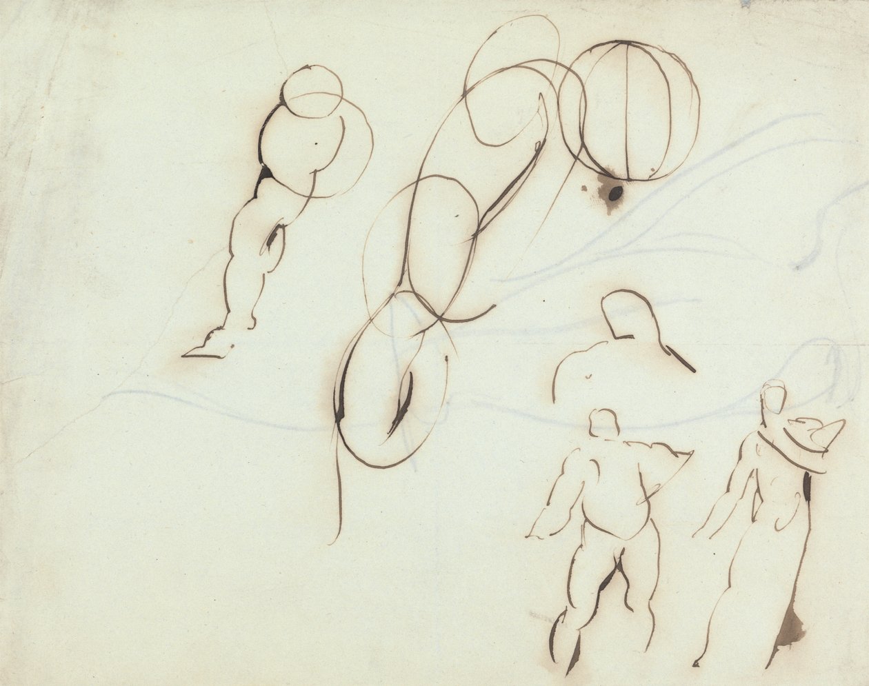 Estudos de figuras de Benjamin Robert Haydon