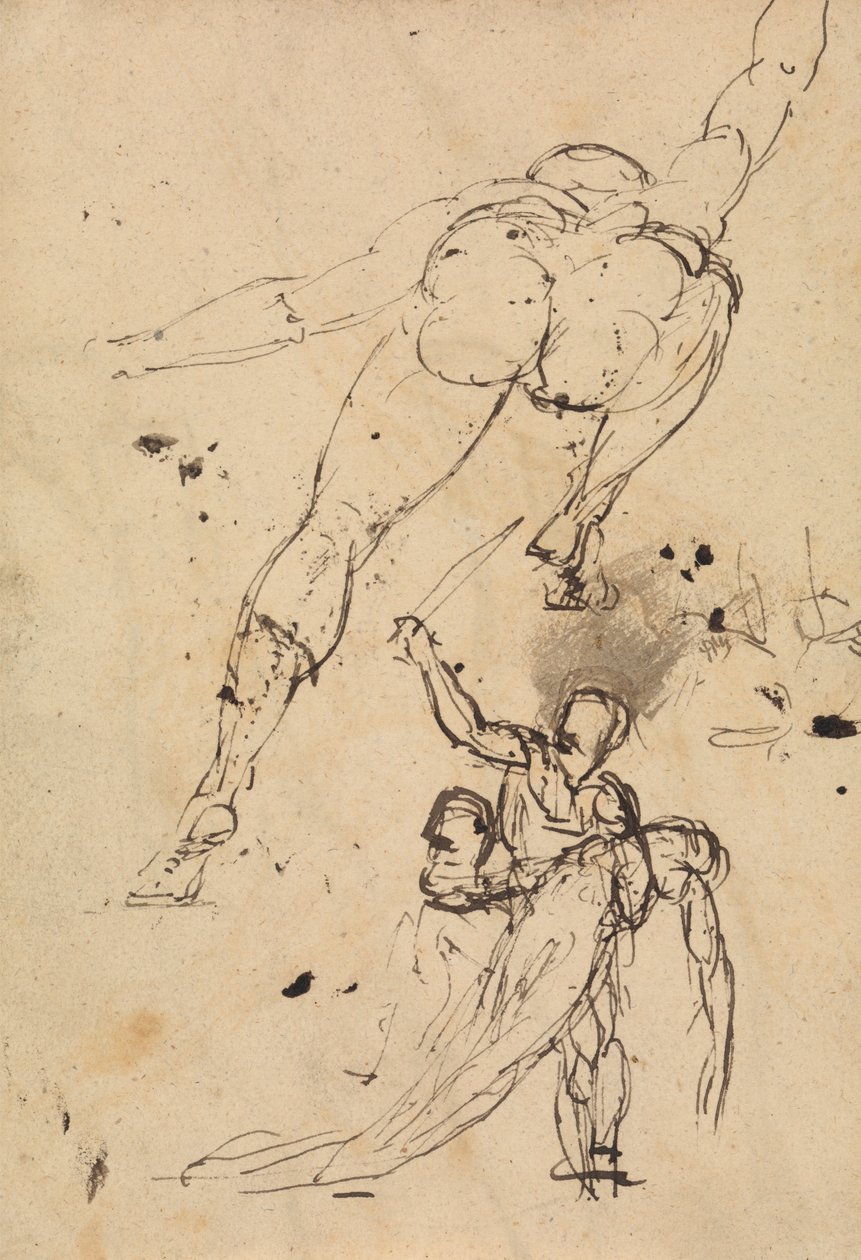 Estudo para Hercules e Persephone de Benjamin Robert Haydon