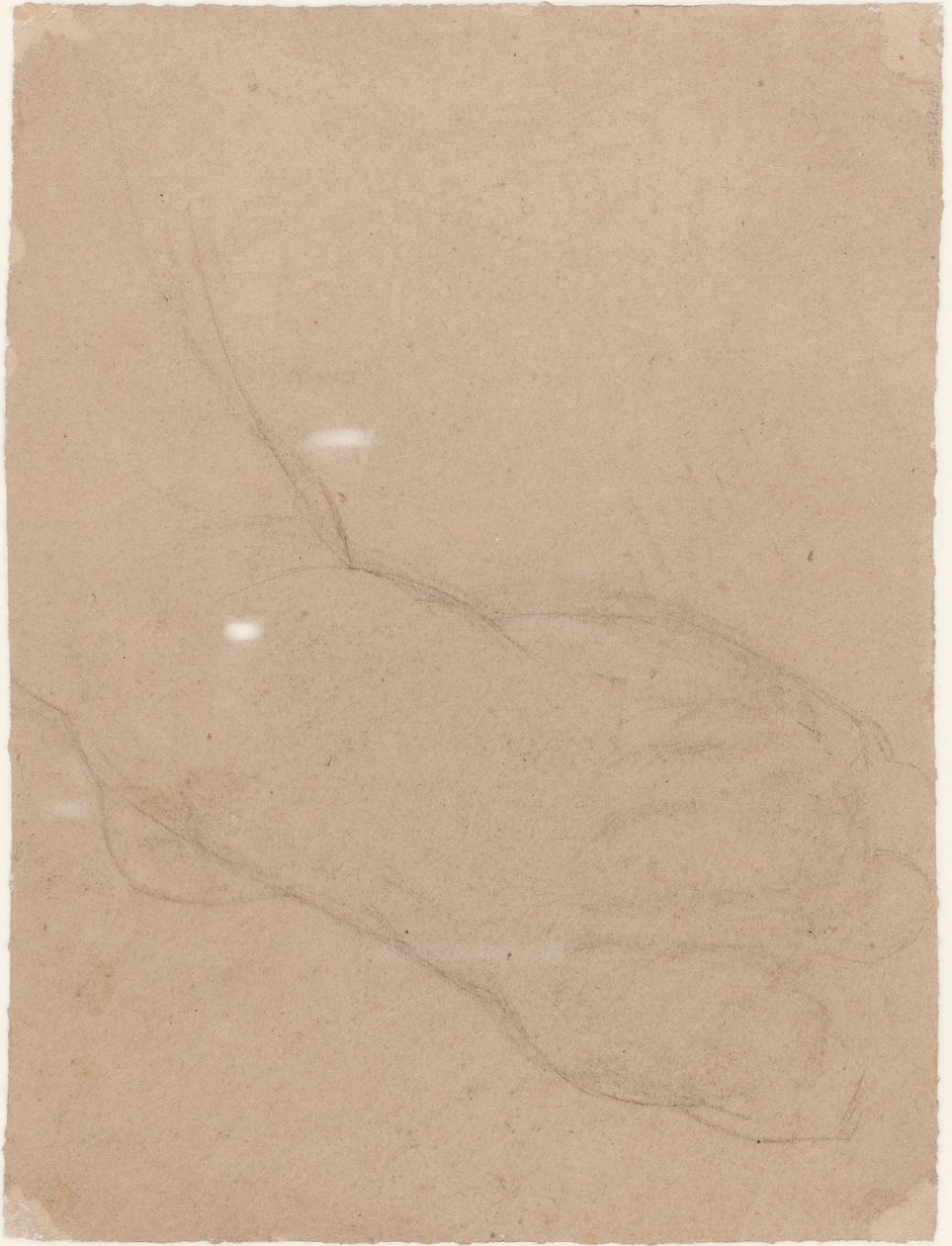 Estudo de um pé [verso] de Benjamin Robert Haydon