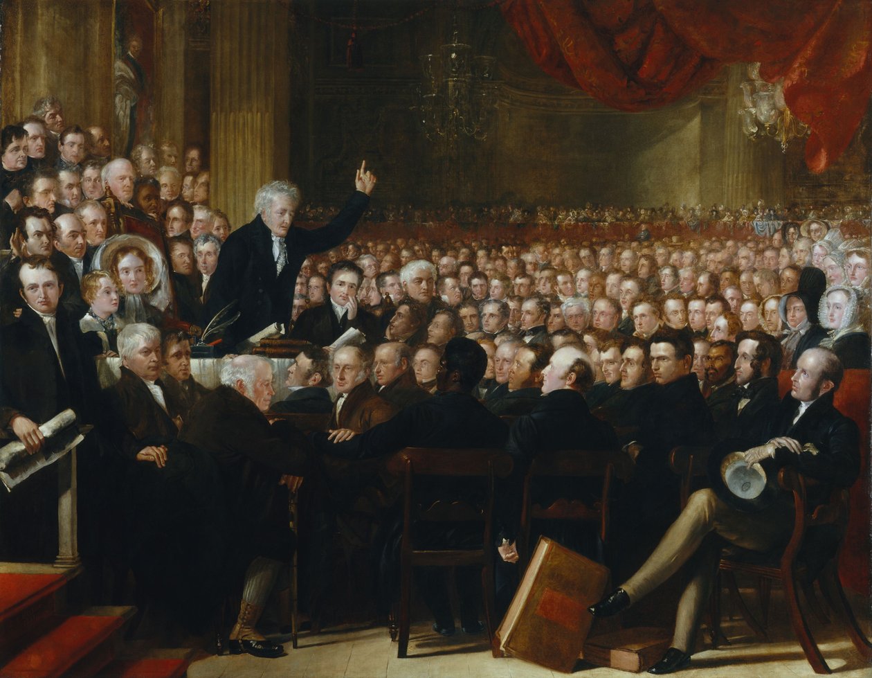 A Convenção da Sociedade Antiescravidão de Benjamin Robert Haydon