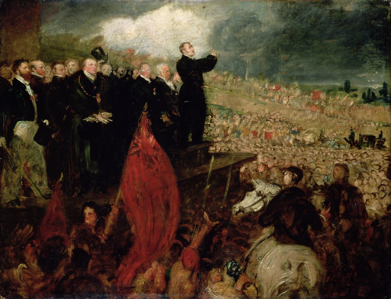 A Reunião dos Sindicatos em Newhall Hill, Birmingham, 16 de maio de 1832 de Benjamin Robert Haydon