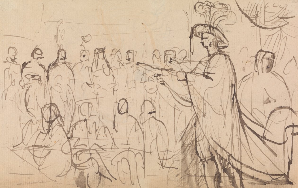 O Príncipe Regente, Cena iV de Benjamin Robert Haydon