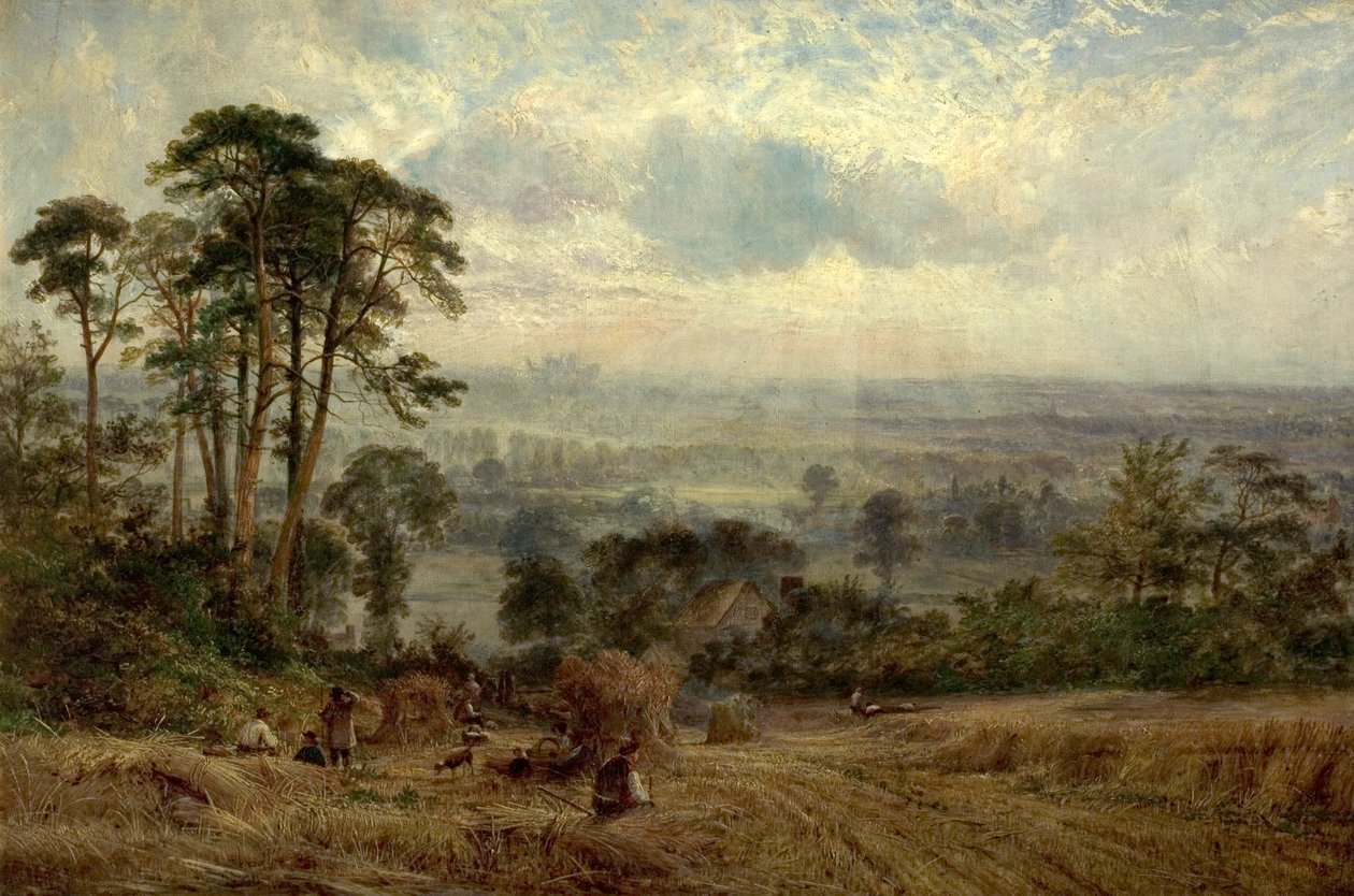Milharal, wollaton, corredor, nottingham, 19o, século de Benjamin Shipman