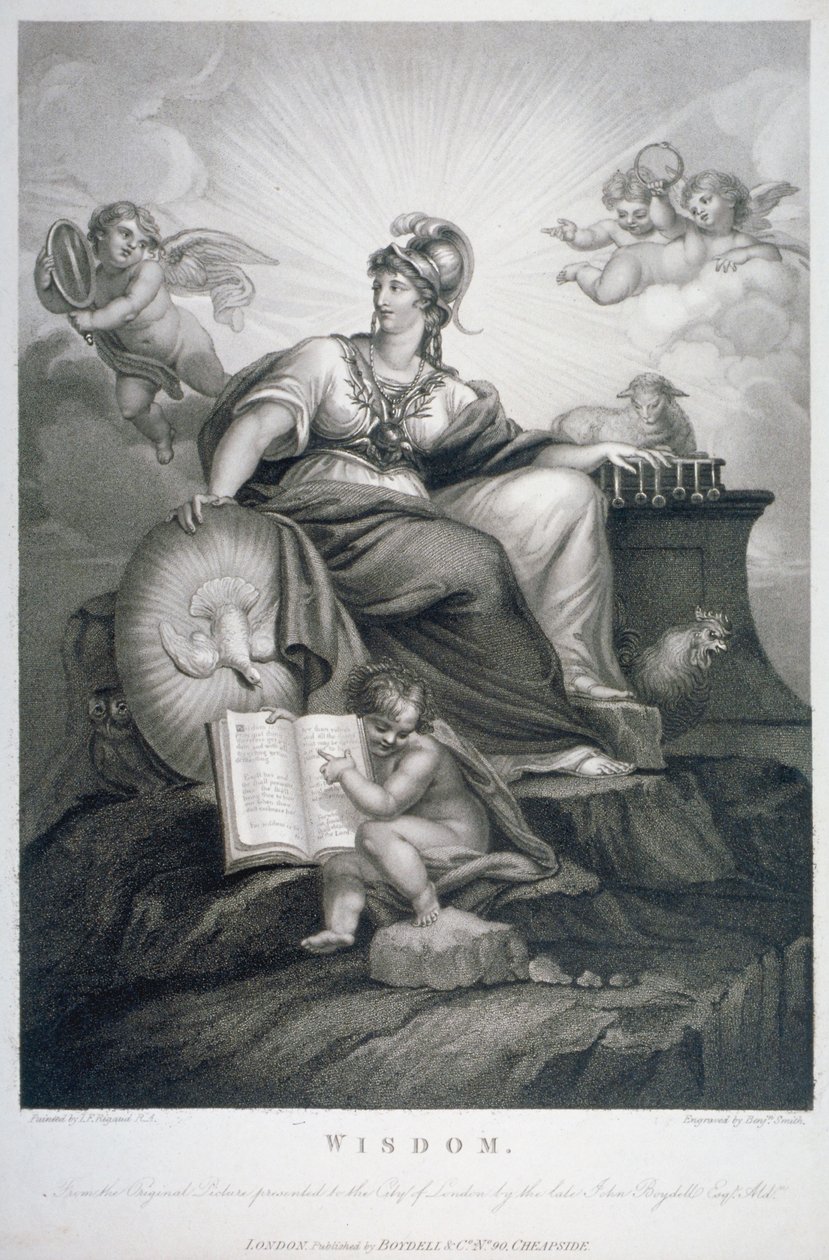 "Sabedoria", 1794.   de Benjamin Smith