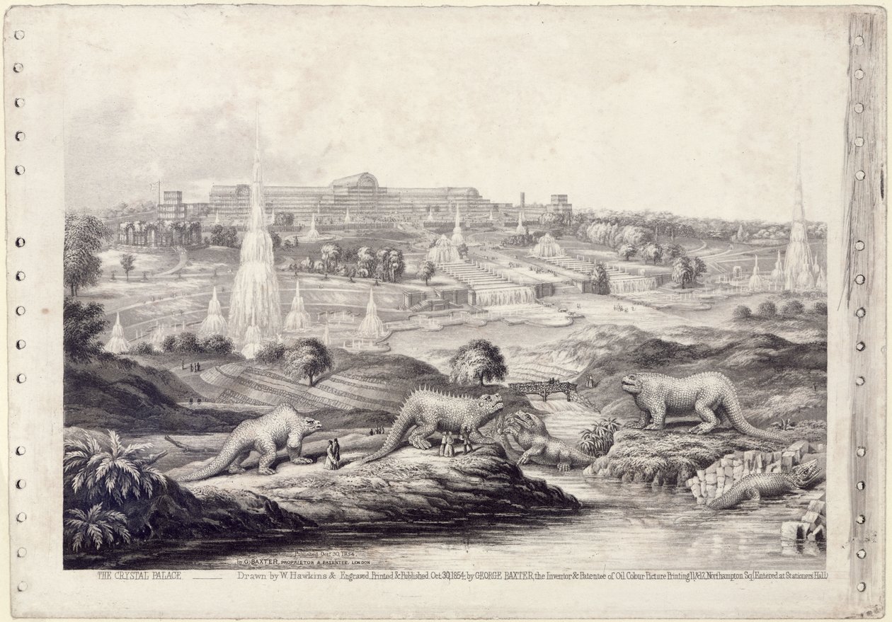 O palácio de cristal de Benjamin Waterhouse Hawkins