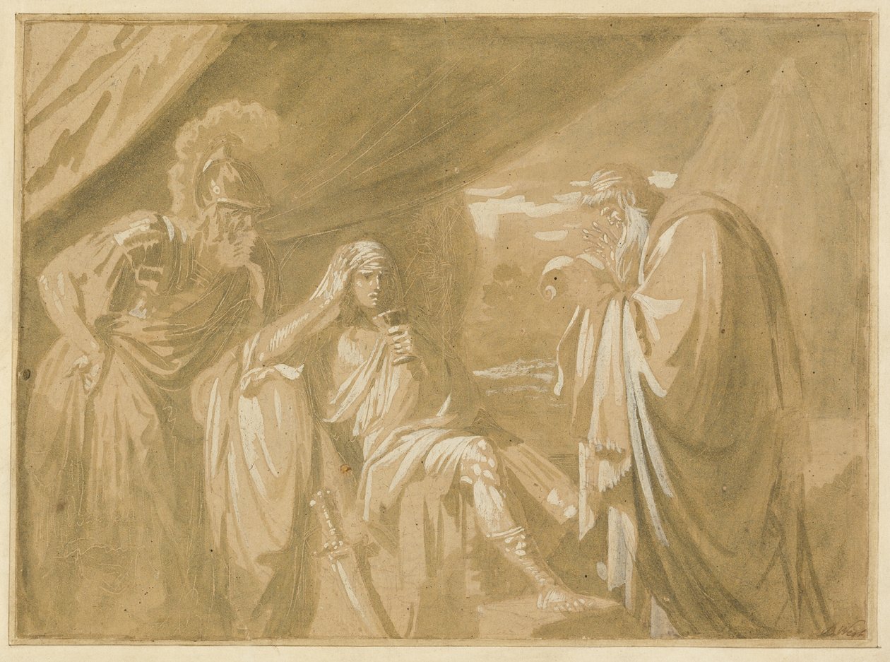 A confiança de Alexandre no seu médico Filipe de Benjamin West