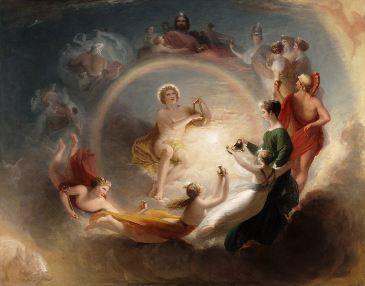 Encantamento de Apolo de Benjamin West