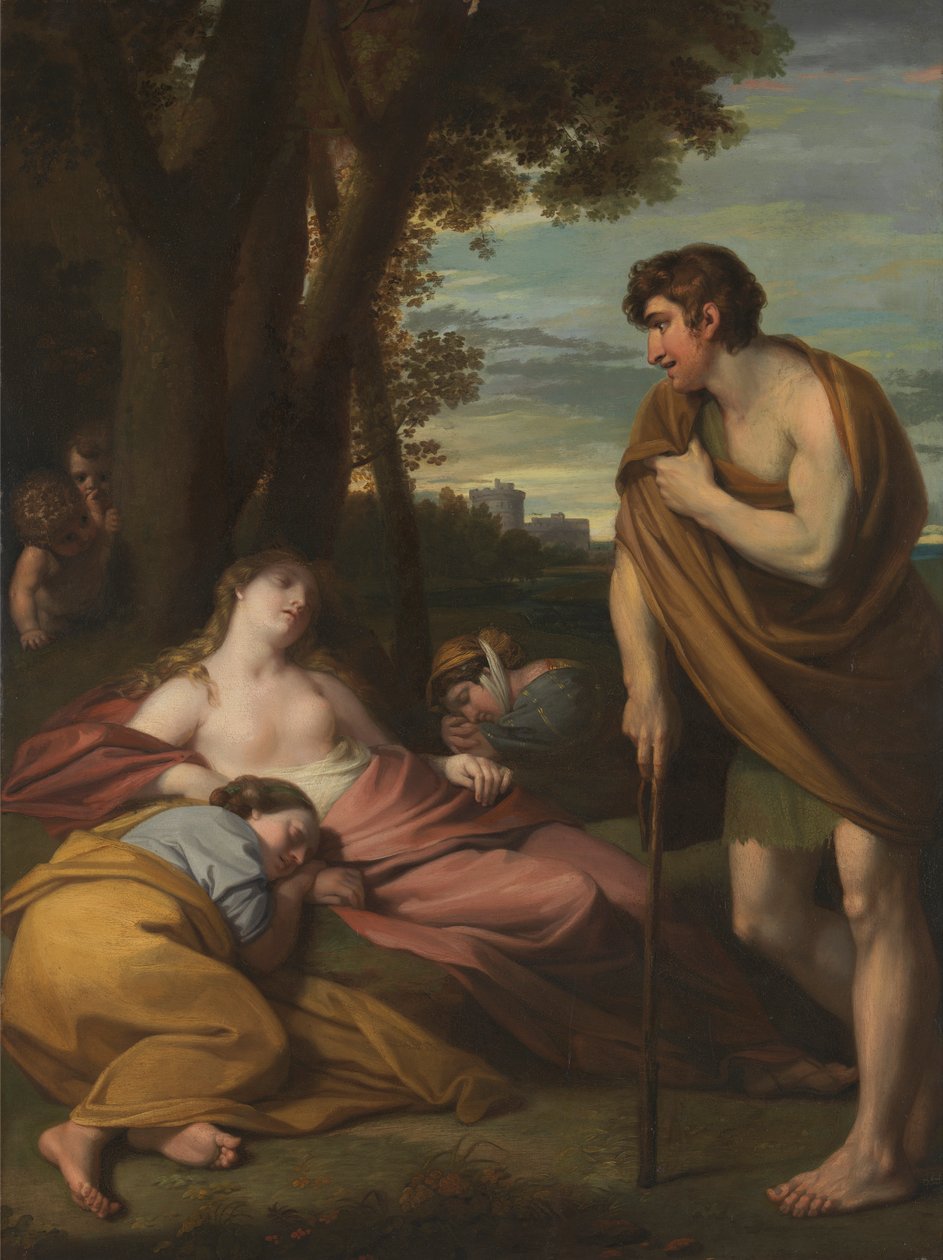 Cymon e Iphigenia de Benjamin West