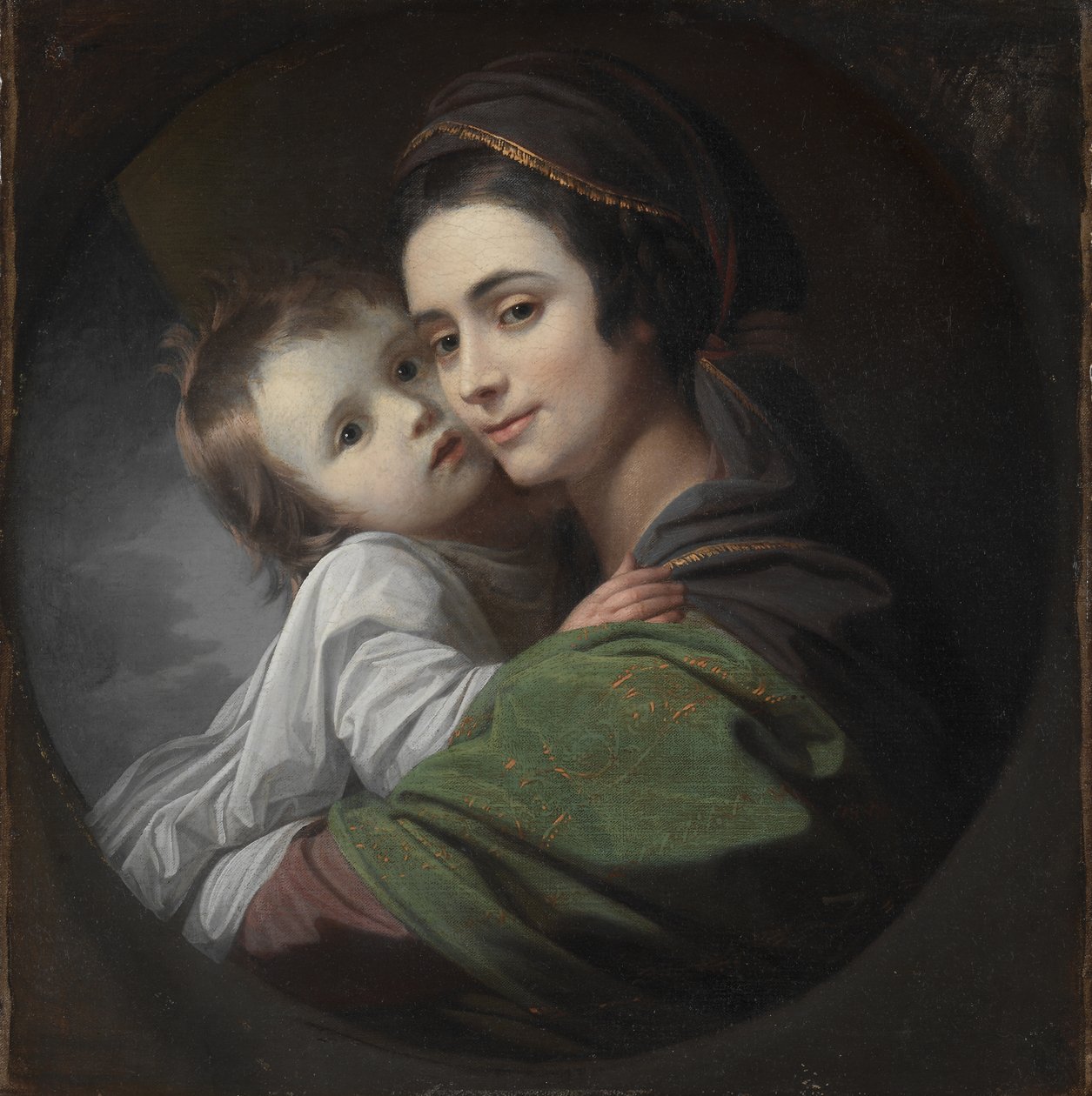 Elizabeth Shewell West e seu filho, Raphael de Benjamin West