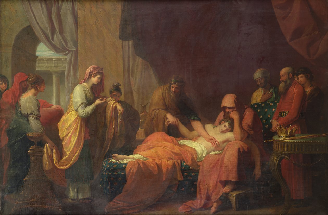 Erasistratus de Ceos de Benjamin West
