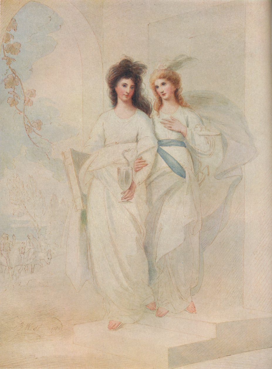 Fidelia e Speranza, 1784 de Benjamin West