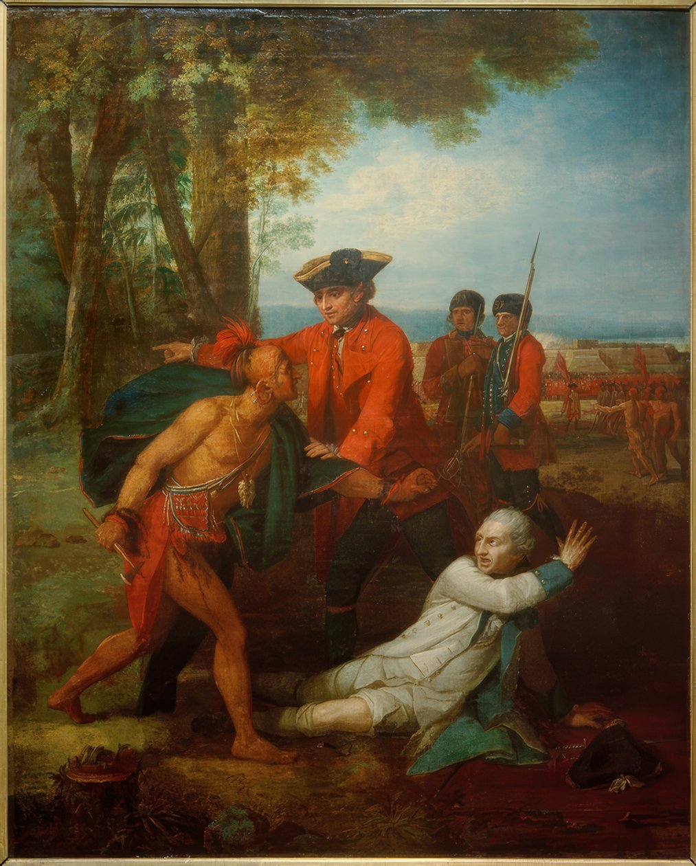 General Johnson resgata oficial de Benjamin West