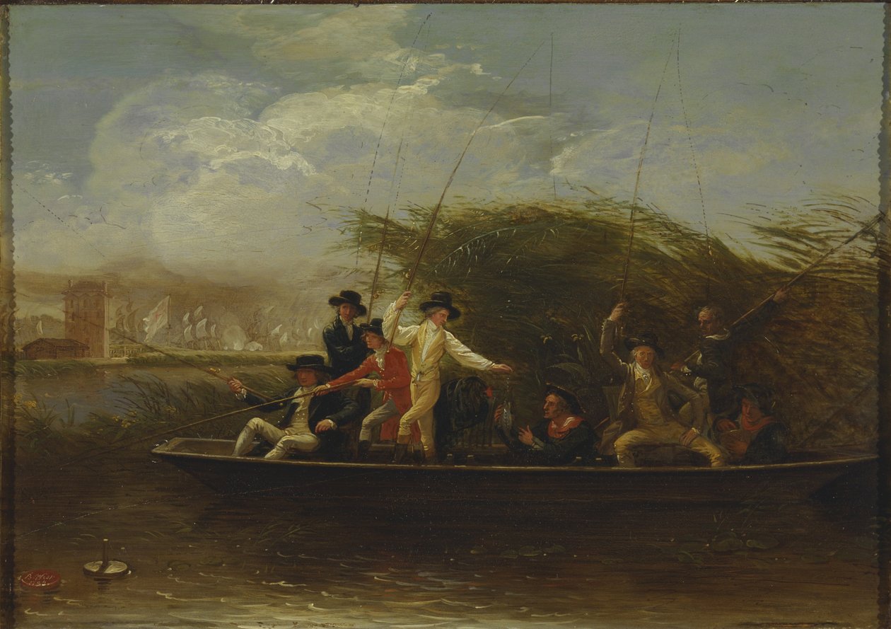 Pesca de cavalheiros de Benjamin West