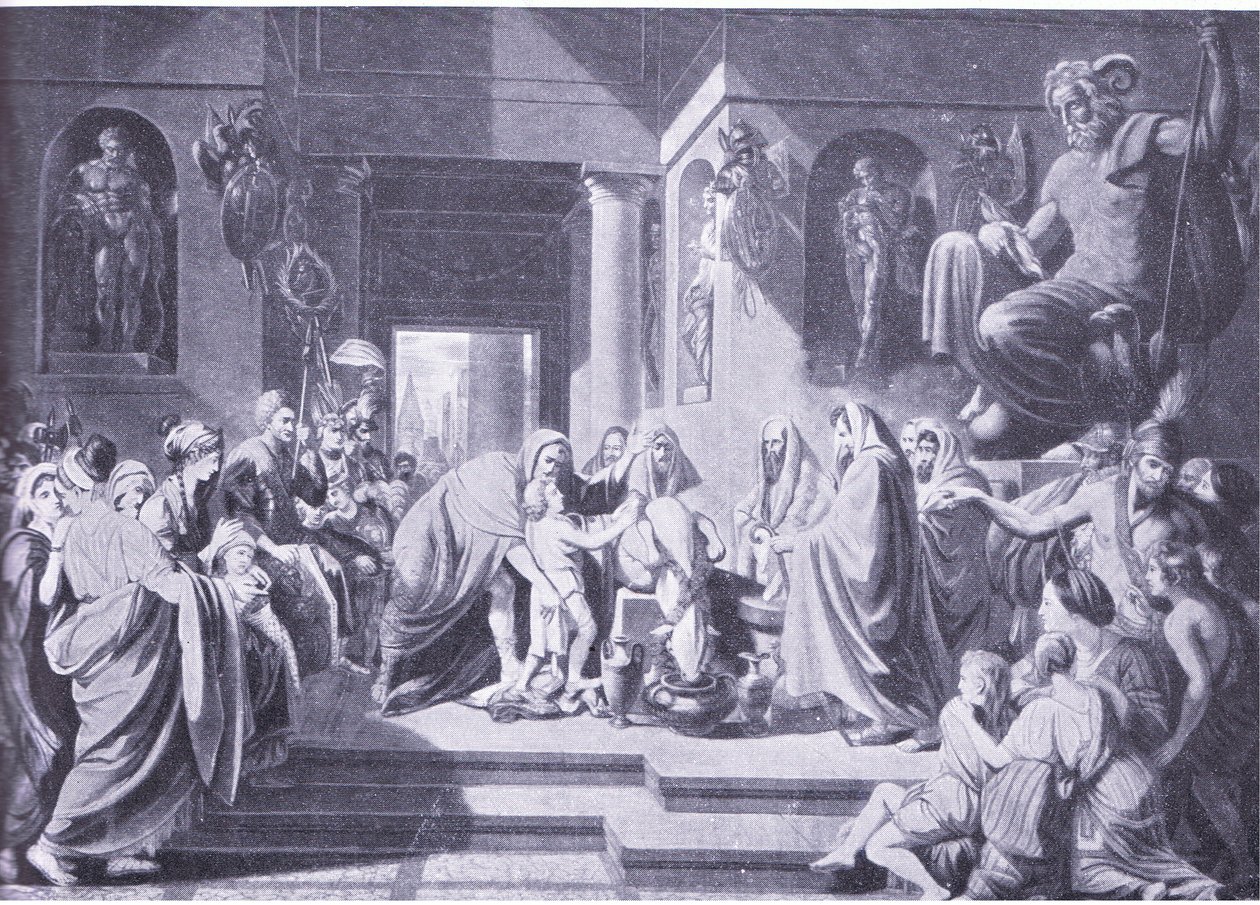 Aníbal jurando eminência eterna a Roma de Benjamin West