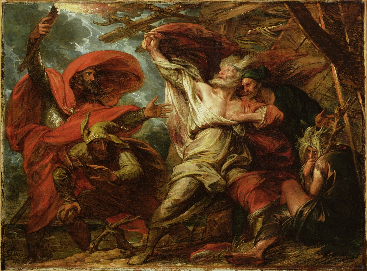 Rei Lear, c.1788 de Benjamin West