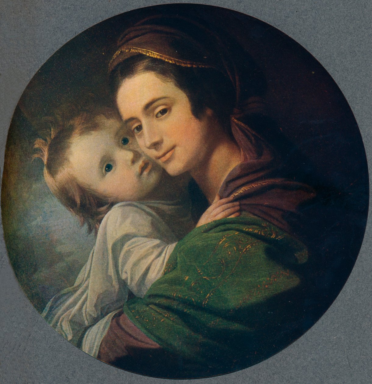 Sra. West e Criança, 1770, 1909 de Benjamin West