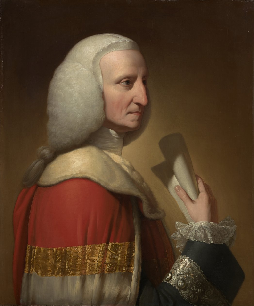 Retrato de George, Primeiro Lorde Lyttelton, c.1772 de Benjamin West