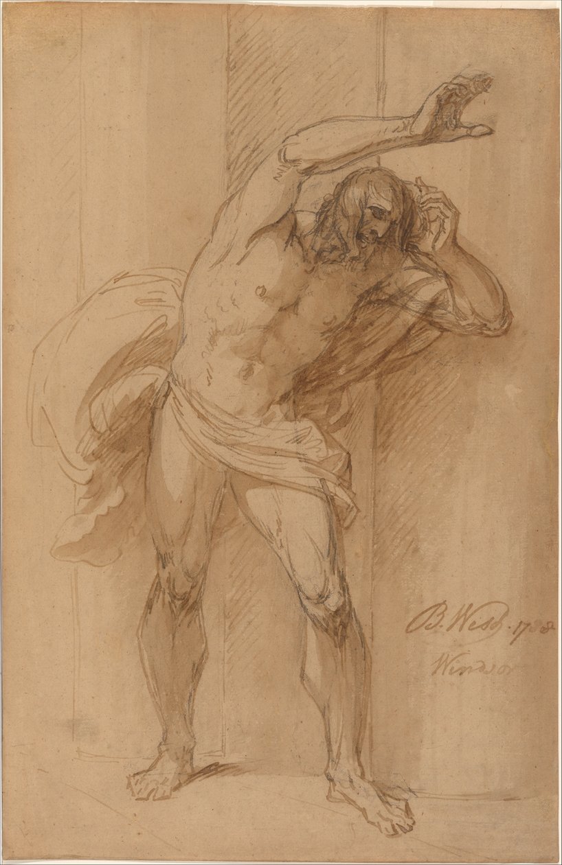Estudo para a Crucificação de Benjamin West