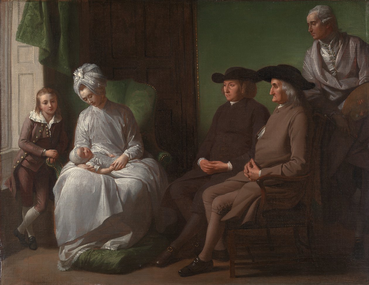 O Artista e a sua Família de Benjamin West