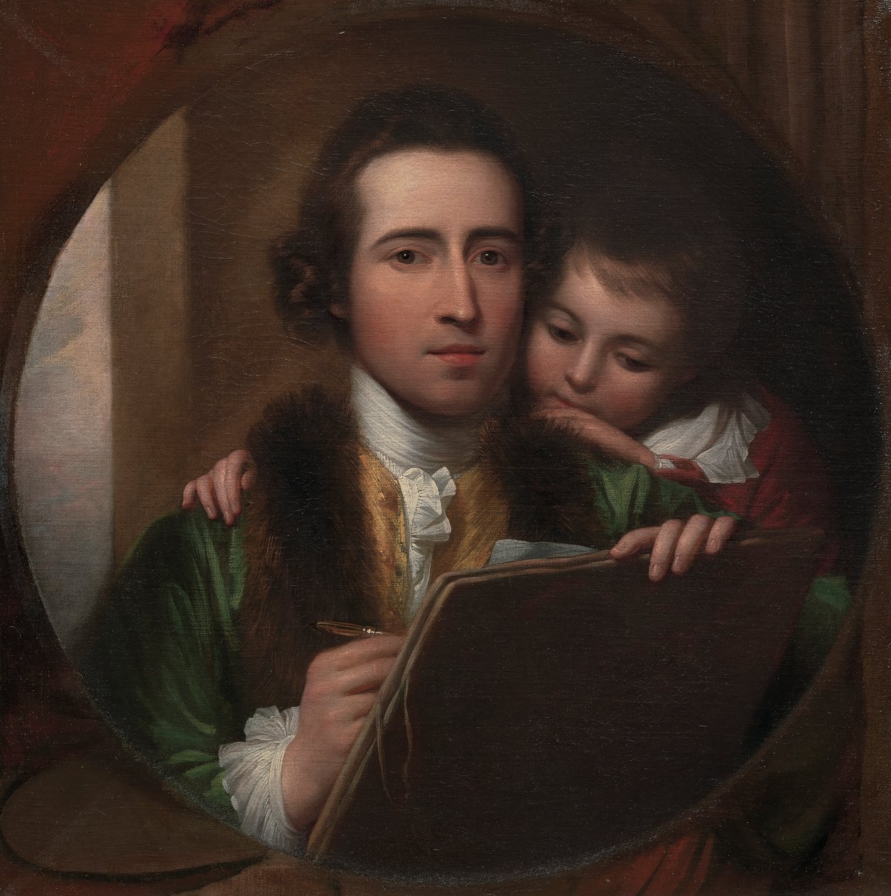 O Artista e o seu Filho Rafael de Benjamin West