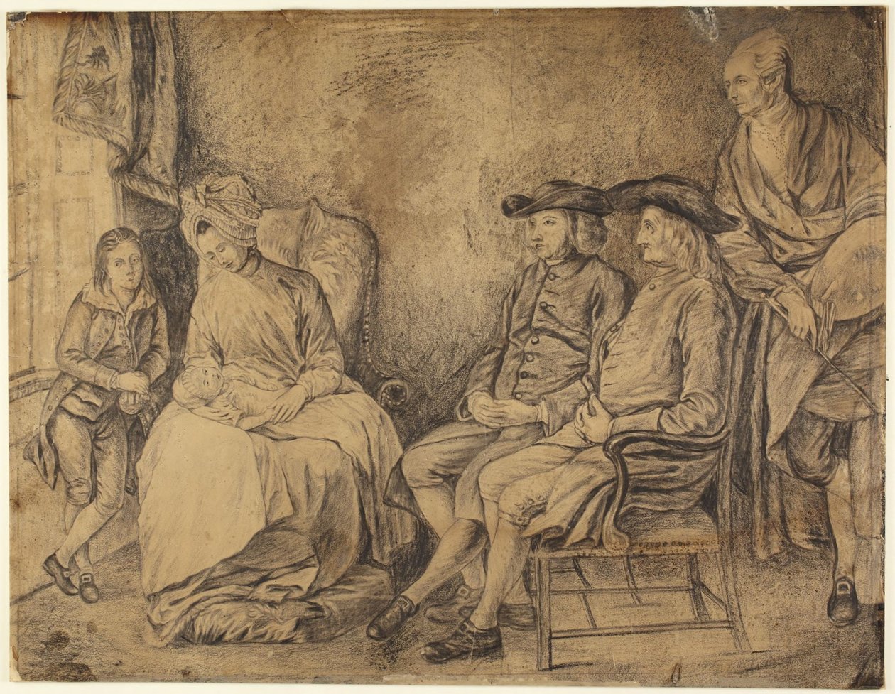 A família do artista de Benjamin West