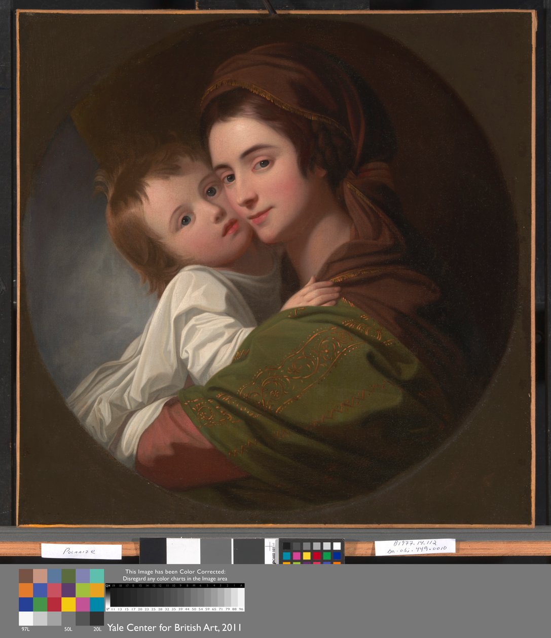 A Esposa do Artista Elizabeth e o seu Filho Raphael de Benjamin West