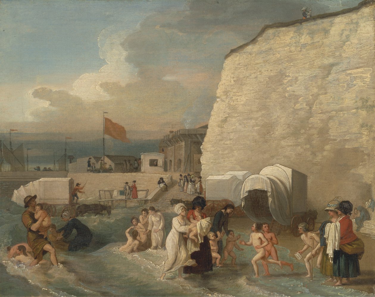 O Local de Banho em Ramsgate de Benjamin West