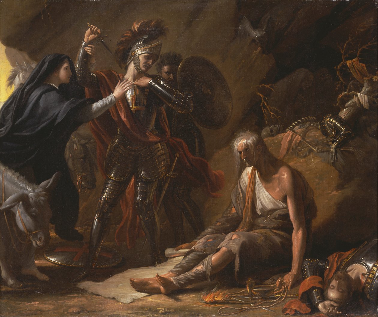 A Caverna do Desespero de Benjamin West